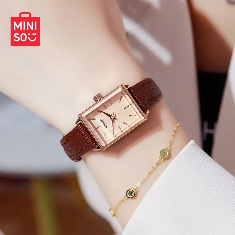 Miniso Original Retro Square Women's Quartz Watches