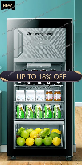 

Z189 133 liters ice bar household living room office refrigerator beverage cabinet refrigerated tea fresh-keeping cabinet
