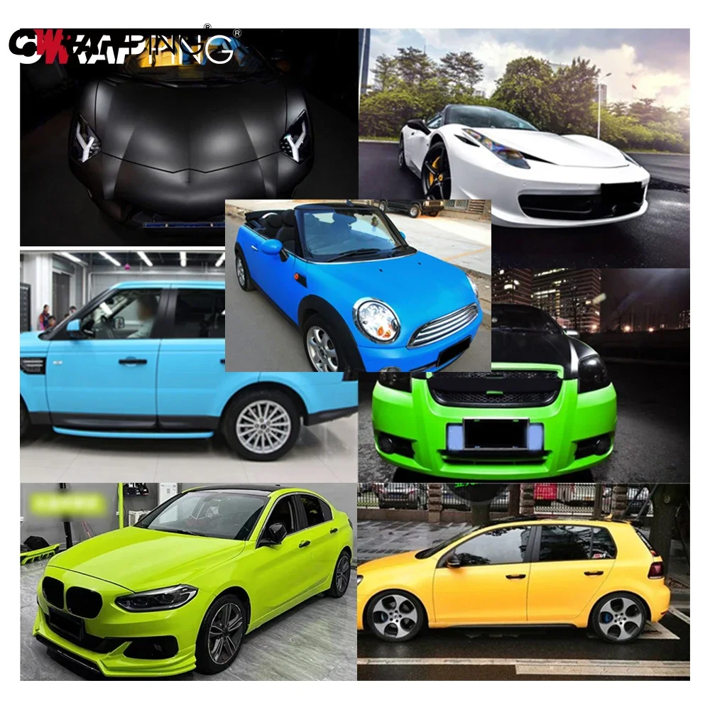 Hood Sticker for Car Tuning Stickers 1.45x2/3/6/28m Matte Film Wrapping Vinyl Bubble-free Dark Blue Rear Bumper Waterproof Wrap view 6