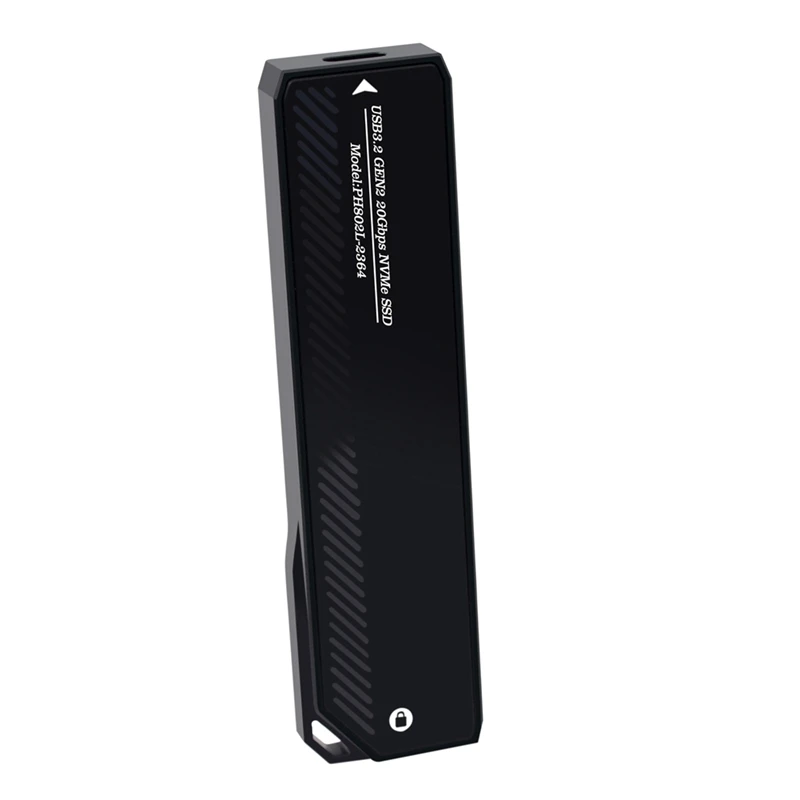 M.2 Nvme SSD Enclosure 20Gbps USB 3.0 Type C Pcie External Case USB3 M2 Storage Box Cover Solid State Hard Drive Disk