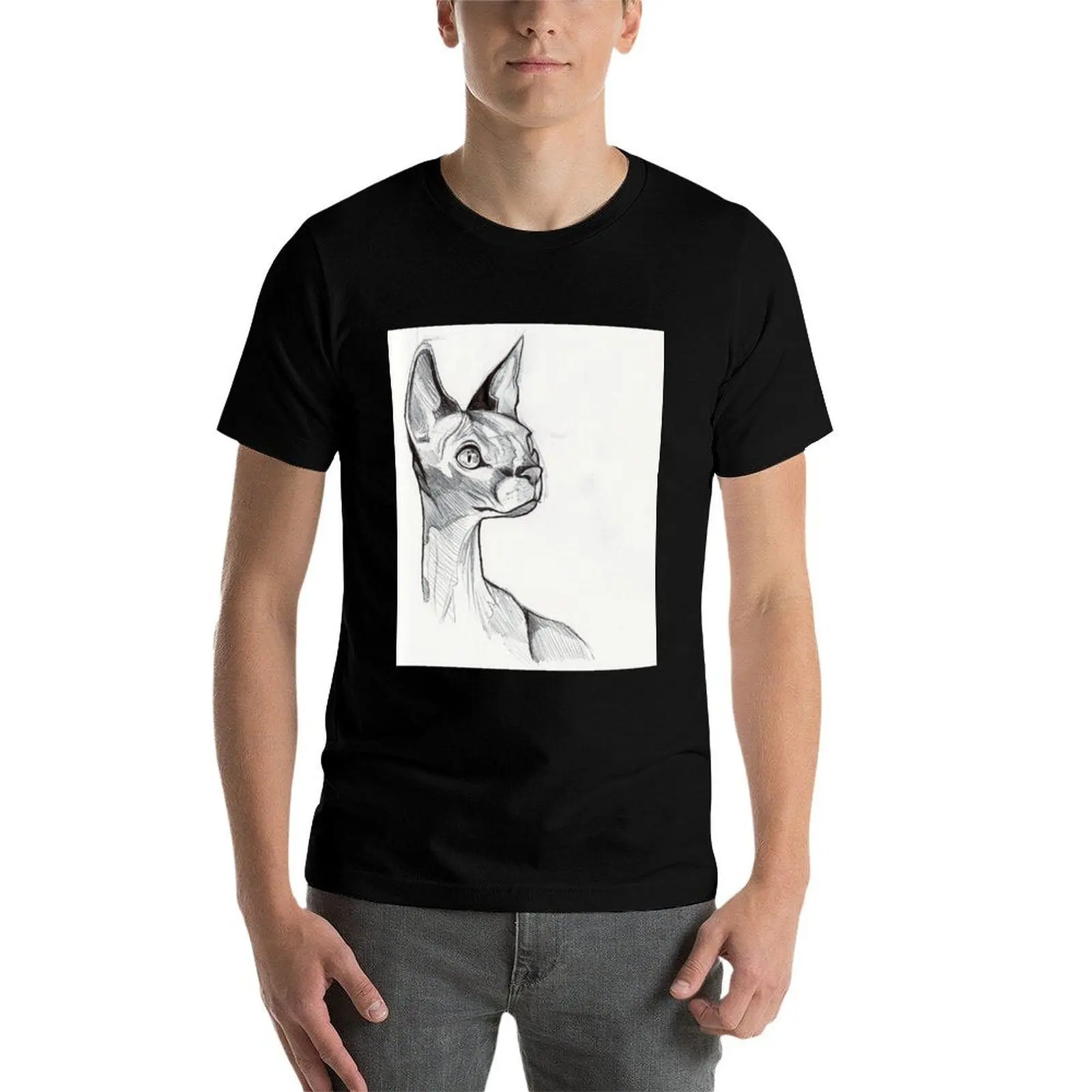 

Sphynx Cat T-Shirt printed t shirts for man funny t shirts man T-Shirt