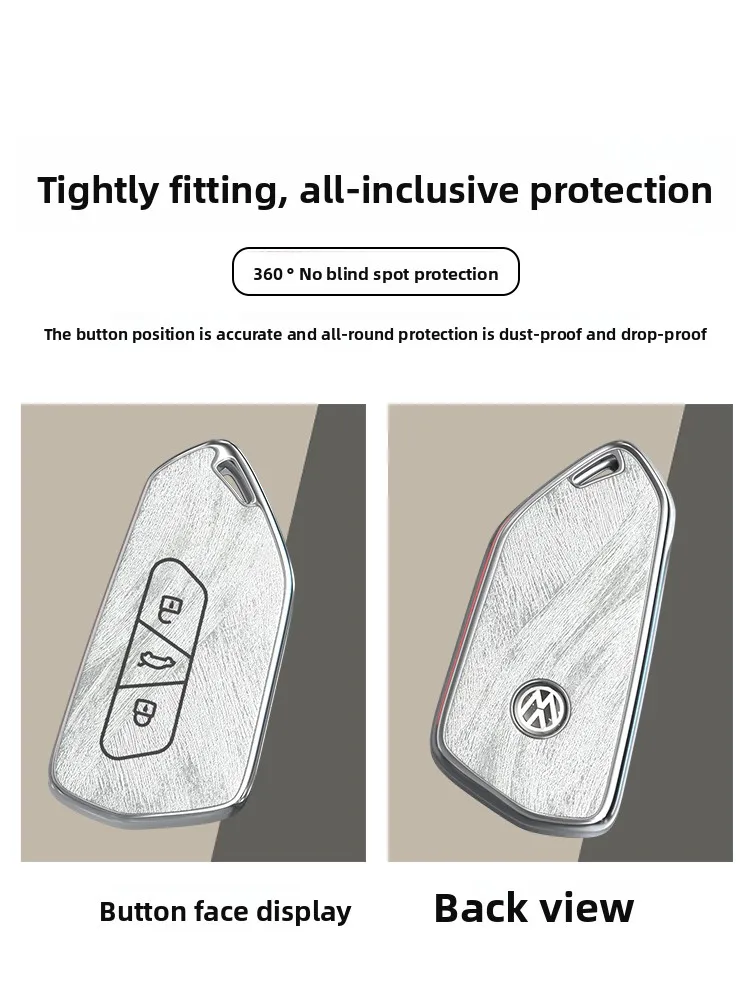 حافظة مفاتيح السيارة غطاء كامل لسيارة VW Volkswagen ID.3 ID.4 Golf 8 2022 2023 MK8 Cupra Skoda Octavia SEAT Leon MK4 Formento #5