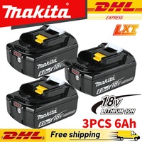 Makita 18V 6.0Ah Rechargeable Battery ,For Makita BL1815 BL1830 BL1840B BL1850 BL1860B Power Tools Battery LXT 100% original