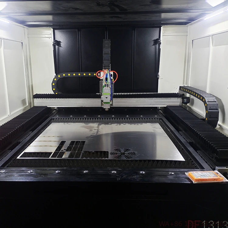 Laser Cutting 1300x1300mm Small Size with Slide Out Table Fiber Laser Cutter Machines for Metal