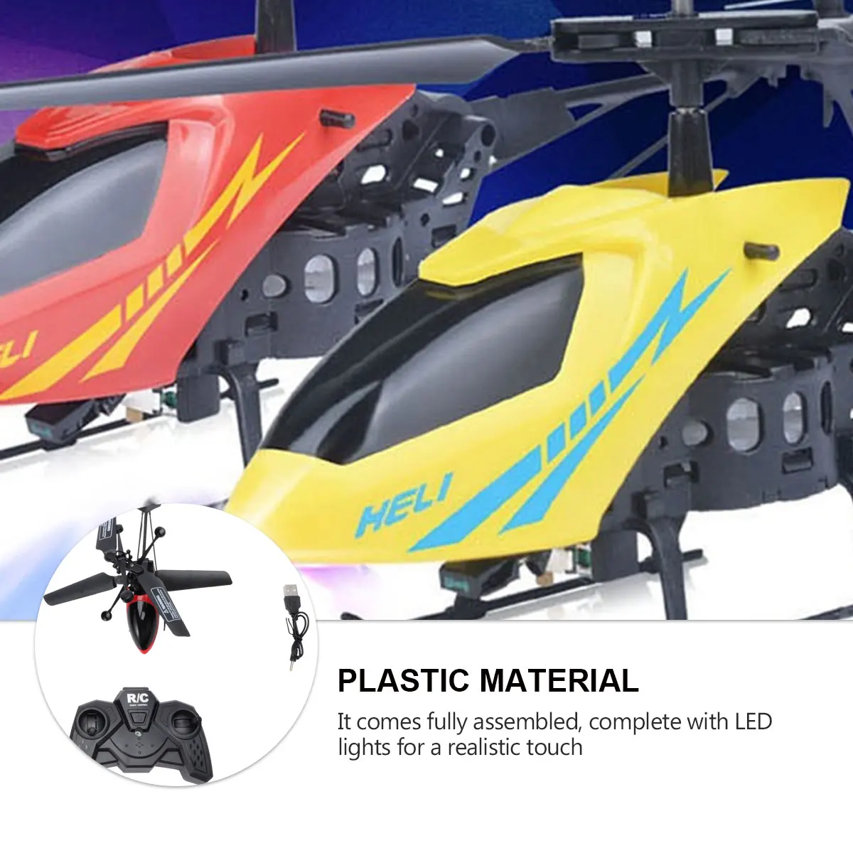 

Mini Remote Control Aircraft with LED Light Contorl Helicopter Radio Pearlescent