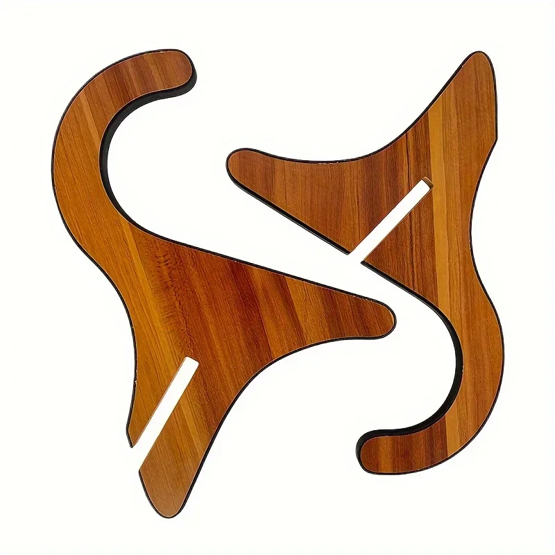 Wooden Guitar Stand for Electric, Classic, and Bass Guitars, Portable and Sturdy, Removable for Easy Storage and Travel