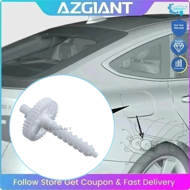 AZGIANT for Ford C-MAX I S-MAX Focus Car Fuel Tank Cap Lock Release Motor Inner Worm Gear 37T Replace Exact Fit Special Offer