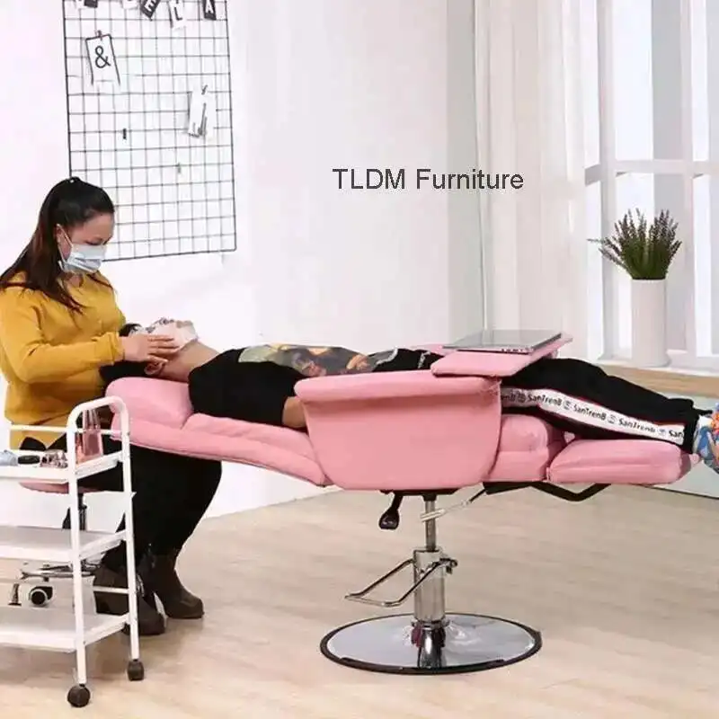 

Professional Barber Chairs Designer Reclining Beauty Chair Luxury Salon Furniture Beauty Salon Lift Eyelash Nail Art Sofa Chair