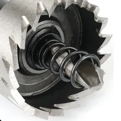 Meikela HSS Hole Drill Stainless Steel Hole Opener Hole Saw Drill Bit for Metal Alloy Iron Cutting Drilling Hole 1PC 12mm-100mm