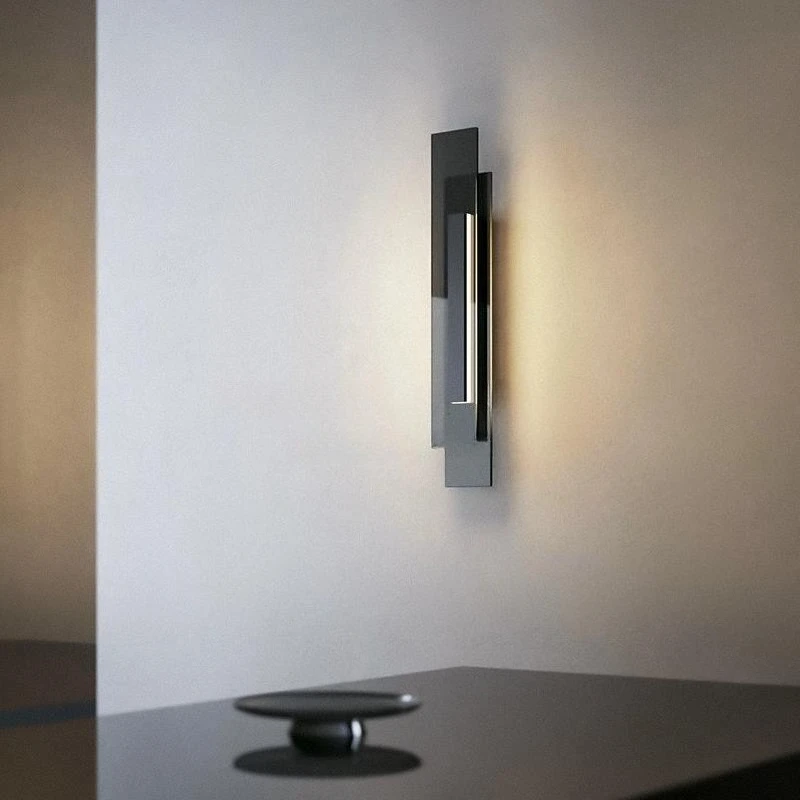 Stainless Steel LED Wall Light Full Spectrum Flicker Free Wall Lamp Modern Minimalist Study Lighting Lamps Home Bedside Lights