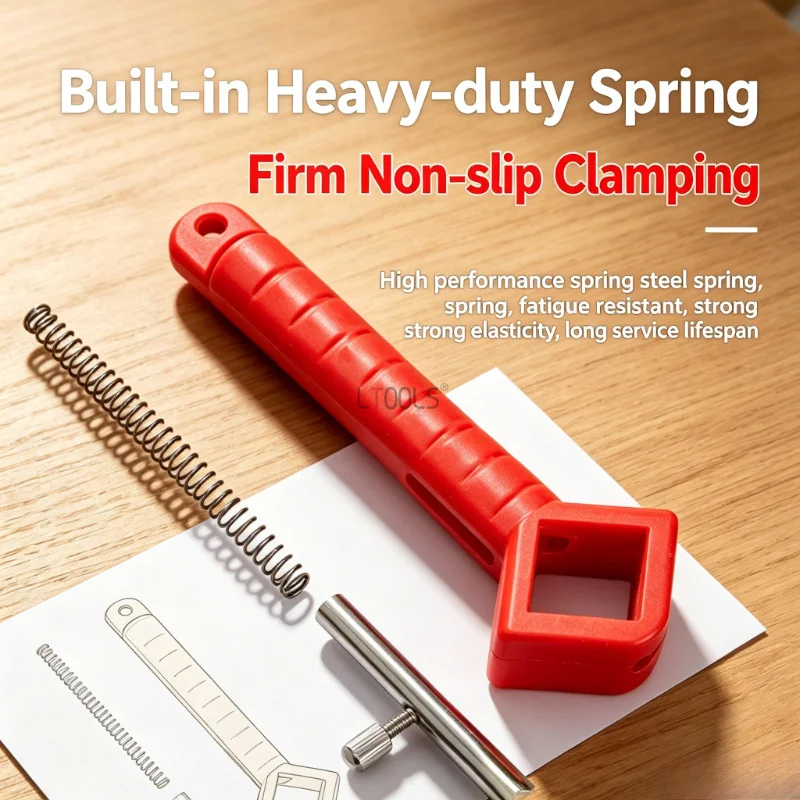 New Handheld Steel Stamp Holder Punch Letter Code Fixing Clamp Handle Safe Striking Grip Tool for Metal Number & Letter Stamps