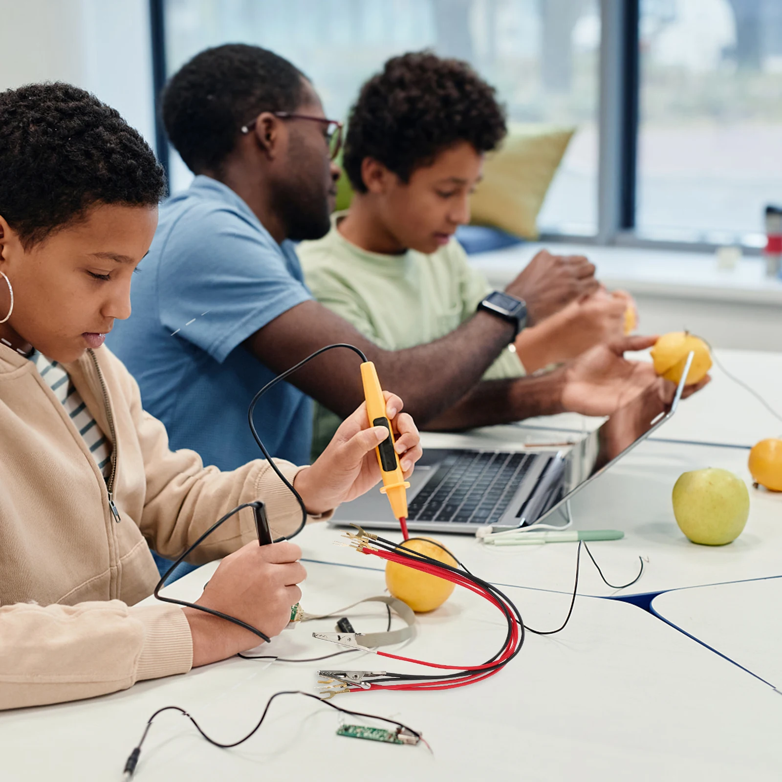 

Experiment Science Electricity Kit Electronics Toy Experiments Kits Metal Equipment Lemon Projects Student Educational DIY Fruit