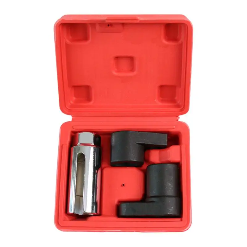 Oxygen Sensor Removal Tool Auto O2 Socket Removal Install Offset Vacuum Sensor Socket Thread Replacing Tool Oxygen Sensor Wrench