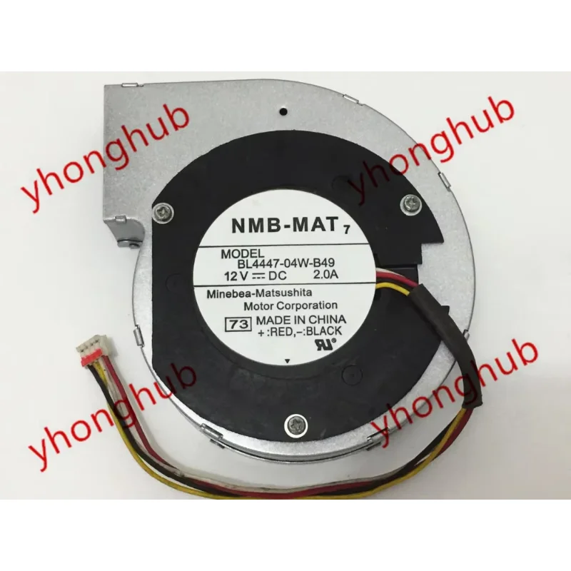 NMB-MAT BL4447-04W-B49 73 DC 12V 2A 118x110x27mm 4-wire Server Cooling Fan