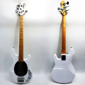 Electric Bass in Mahogany, Humbucker pickup, high quality, 4 string bass, 22 frets 10 Main Sales Electric Guitar - №7