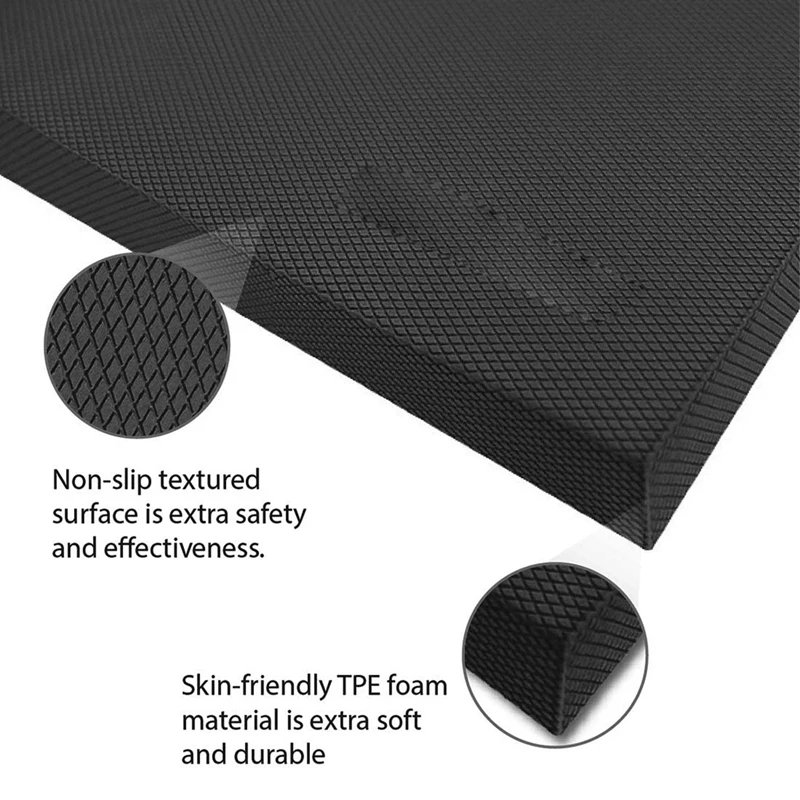 3X Yoga Balance Pad Non-Slip Thickened Foam Balance Cushion For Yoga Fitness Training Core Balance Knee Pad