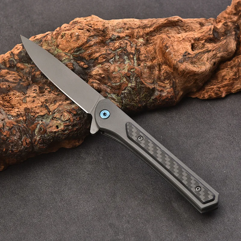 

New Folding Knife EDC Tools Knives with G10 Handle 440C Steel Blade Outdoor Camping Hiking Working Pocket Knives