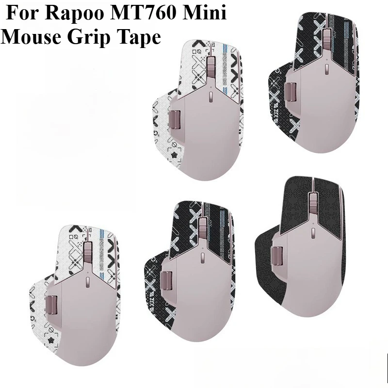 

Mouse Grip Tape & Feet Skates for Rapoo MT760 Mini, ，Sweat-Absorbent Sticker & Mouse Feet Pad