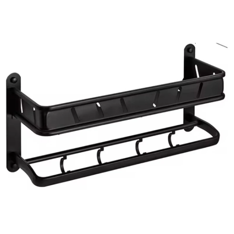 

KC055 Double bathroom corner wall rack Kitchen and bathroom storage corner rack Toilet corner basket corner shelf