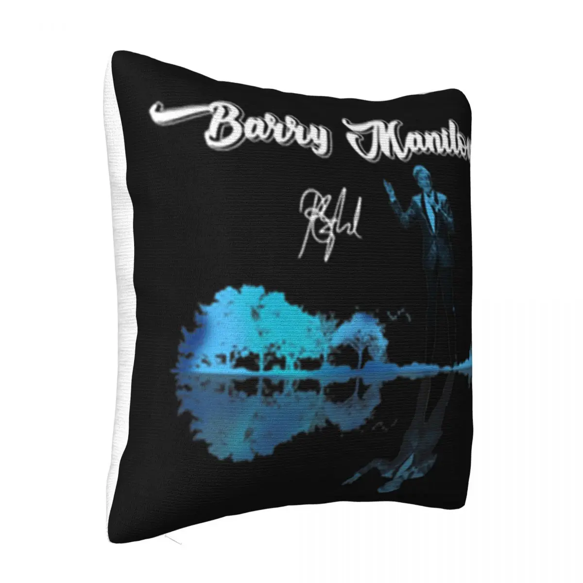 Barry Manilow Guitar Lake Water Reflection Signature Surprise Men Pride Newest Adult Formal Pillow Case