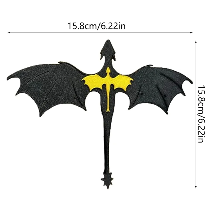 Dragon Book Insert Fourth Wing Double Dragon Book Insert 3D Bookmark Supplies Handmade Decorative Bookends Bookshelf Decor