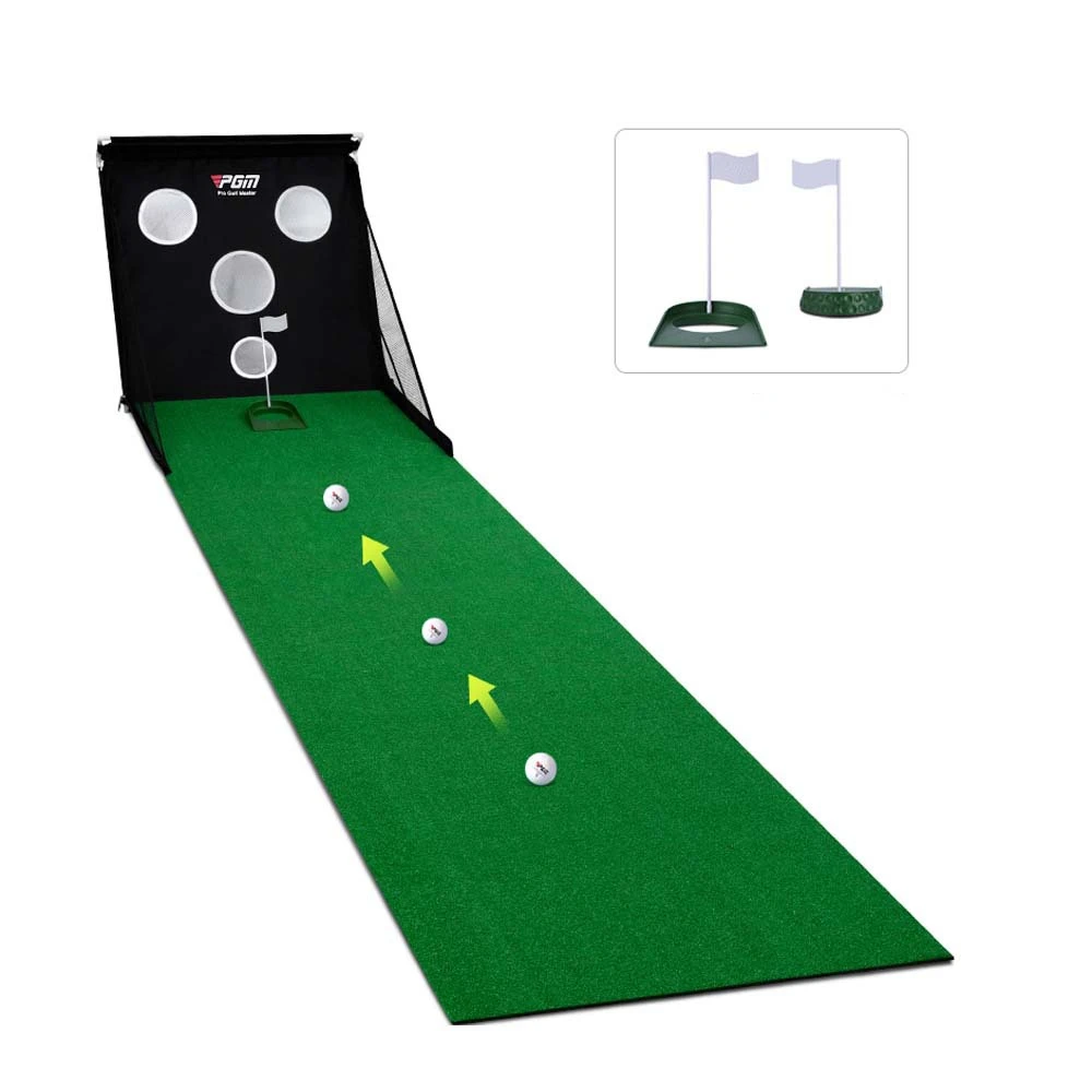 PGM Multifunction Golf Putter Indoor Golf Putting Home Training Mini Practice Mat Exercise Blanket Golf Training Aids TL033