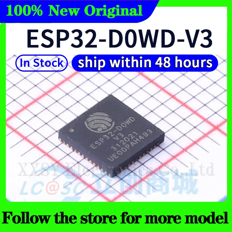 ESP32-D0WD-V3 ESP32-D0WDQ6 ESP32-C3FH4 ESP32-PICO-V3 ESP32-C3 ESP32-C3FN4 ESP32-U4WDH คุณภาพสูงใหม่