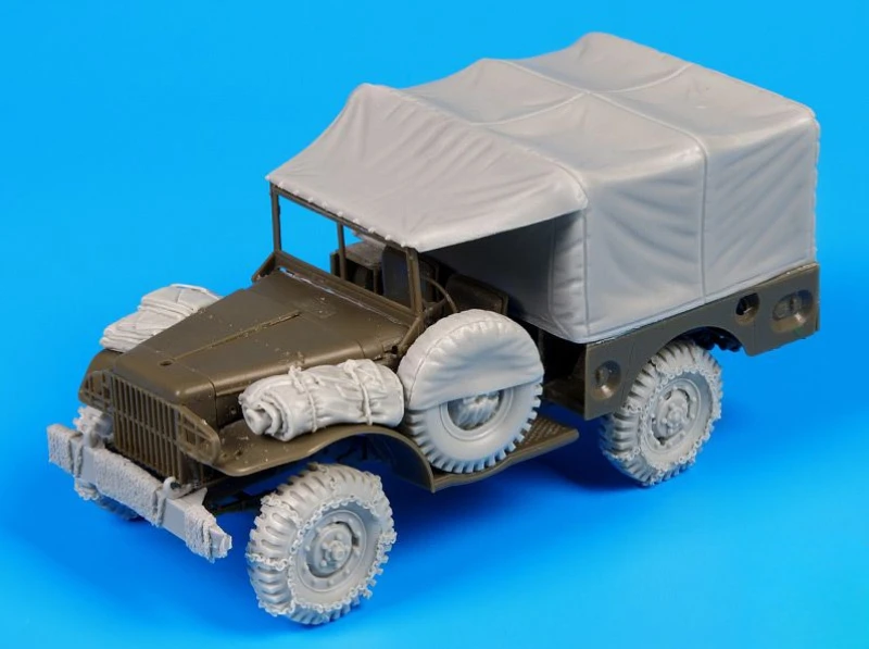 

Собранный комплект модели из литой смолы в масштабе 1/35, набор аксессуаров для военных грузовиков США (без автомобиля), в разобранном виде и неокрашенной