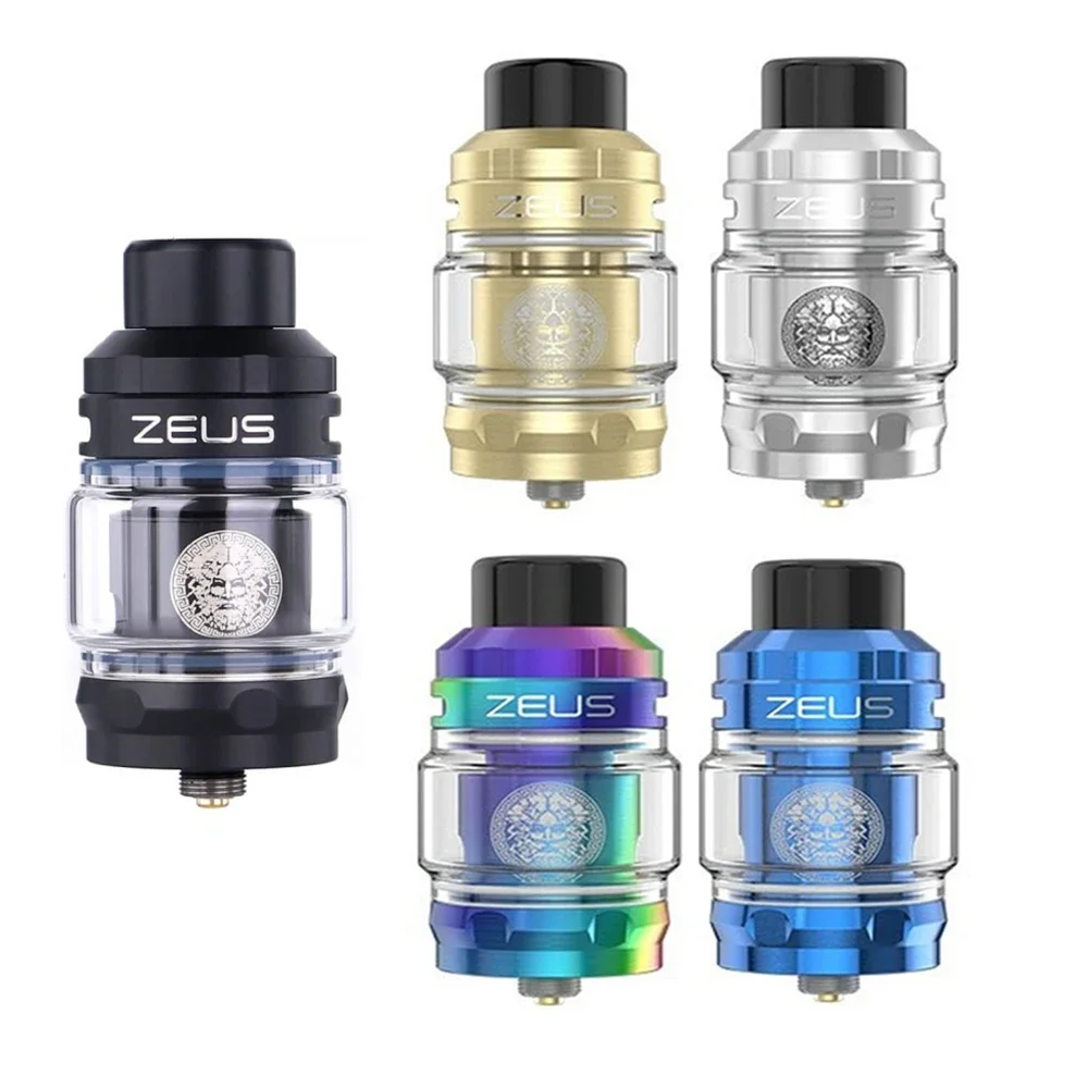 AosVape Zeus Sub Ohm Tank 5ml Capacity Atomizer Mesh Coil Z1 0.4ohm/0.2ohm For ZEUS X SUBOHM Tank Aegis Mod