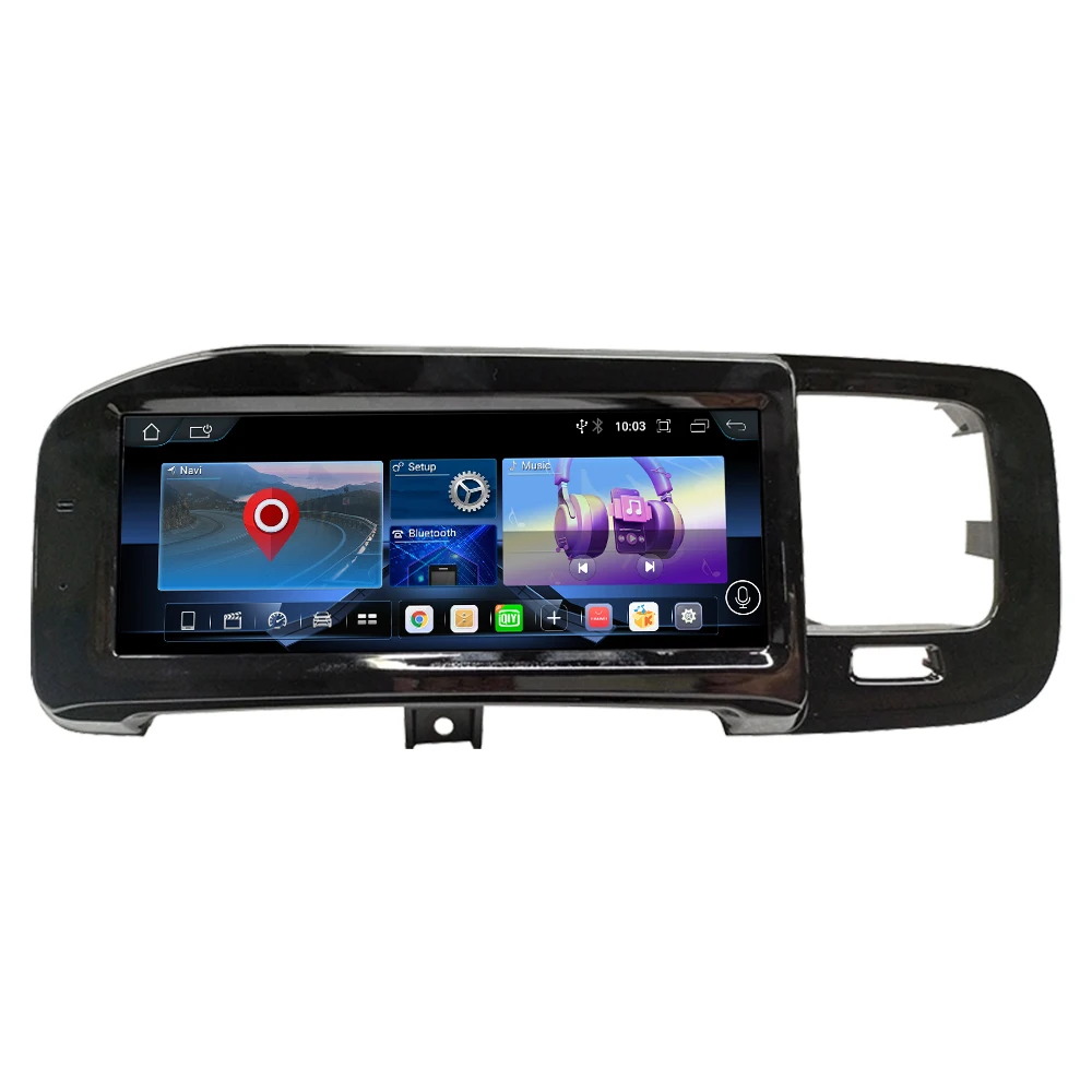 Radio para Auto con Android 15 de 8.8 Pulgadas, 8+256GB, Estéreo, para Volvo S60 V60 2011-2019, Reproductor Multimedia, GPS, Navegación, Unidad Principal, DSP