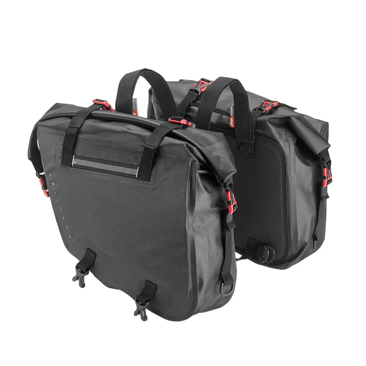 

Factory Hot Sale Customized Motorcycle Duffel Tail Bag Black Waterproof PVC Tank Bag Direct Access Easy Installation