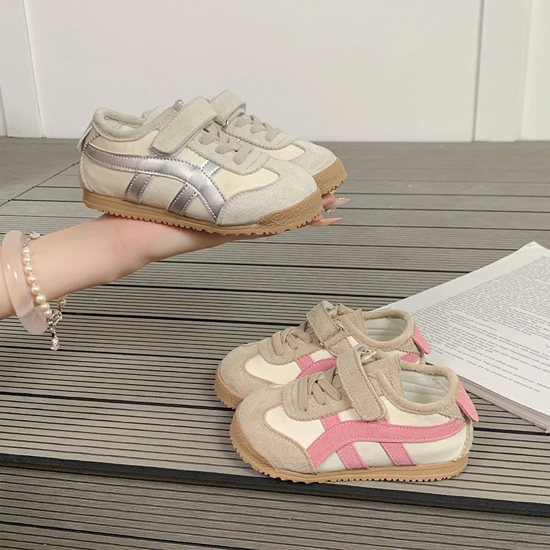 

Children's Sports Shoes 2026 Spring Baby Flat Bottom Fashion Non Slip Girls Boys Fashion Running Shoes Kid's Casual Sneakers