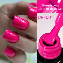 UR SUGAR Neon Fluorescent Shine-in-dark Gel Nail Polish Red Green Yellow Luminous UV LED Nails Gel Soak Off Nail Art Varnish