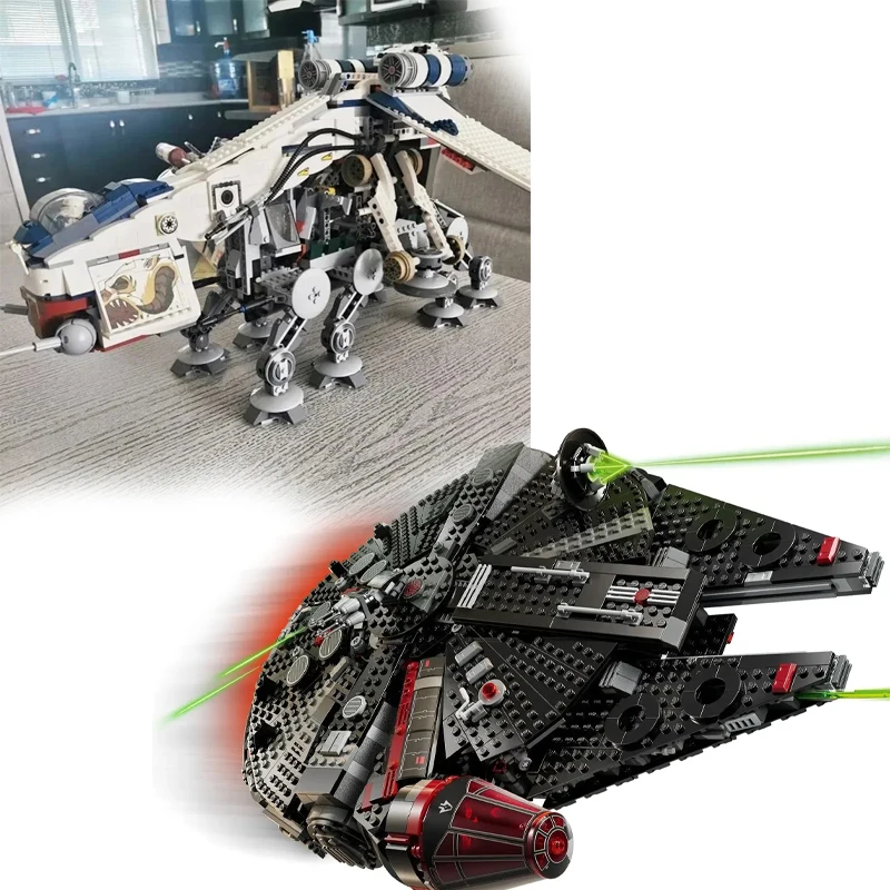 متوفر 1758 قطعة جمهورية دروبشيب مع AT-OT ووكر كتل الطوب نموذج متوافق 10195 05053 79211 75021 هدايا ألعاب عيد الميلاد #1