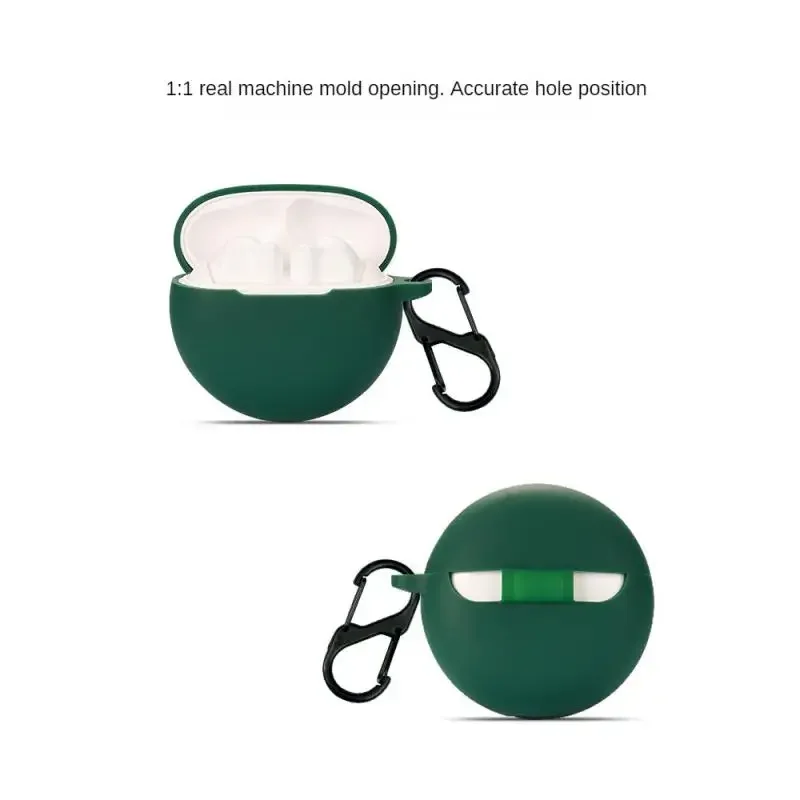 Silicone Earphone Protective Case for OPPO Enco buds 2 Cover Shockproof-Shell Washable Housing Anti Dust Silicone Sleeve