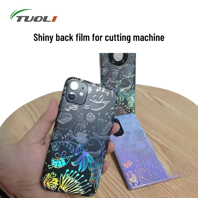 TUOLI 3D Colorful Back Cover Sticker Protector Movies Skin Film Hydrogel Rear Sheet Sunshine Rockspace Cutting Plotter Machine