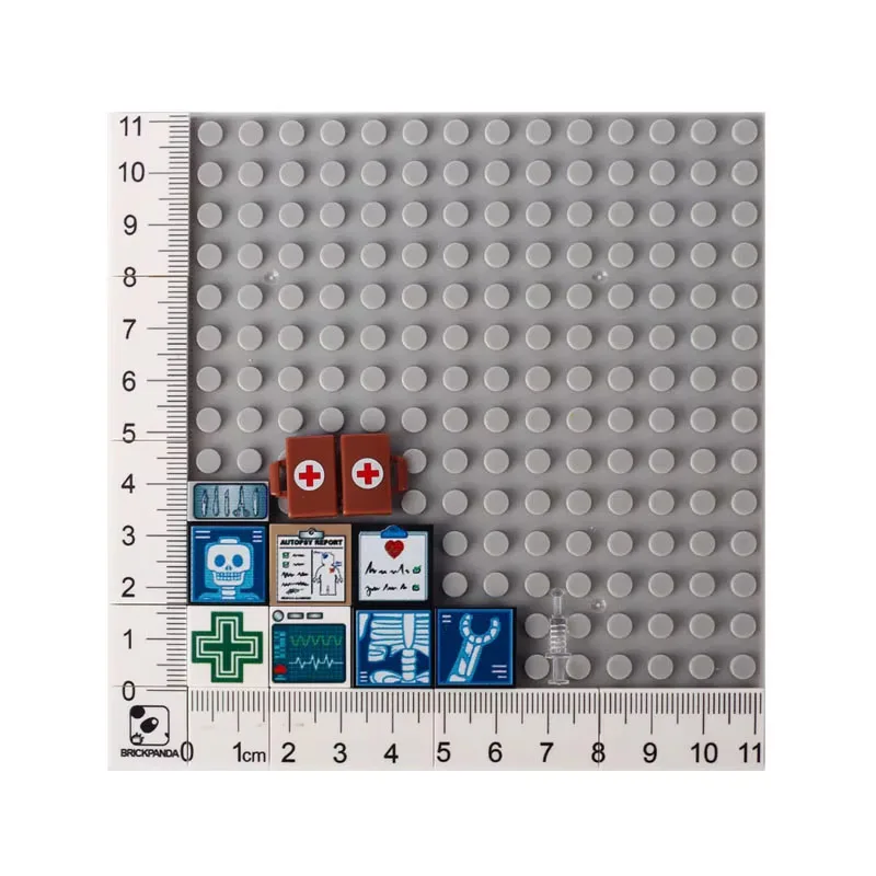 Figurines de soldats médicaux militaires WW2, accessoires, blocs de construction, Kits de premiers secours médicaux, seringue, fauteuil roulant, briques d'impression, jouets