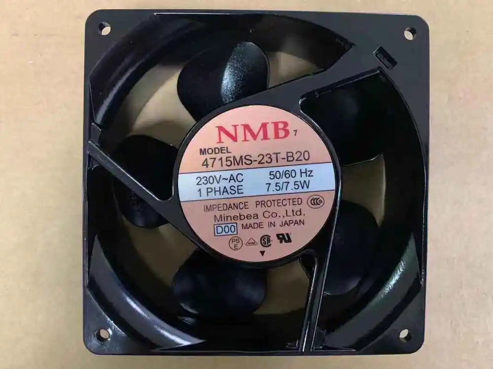 

NMB Technologies 4715ms-23t-b20 Fan, 119mm, 230vac, 70.6cfm, 32db
