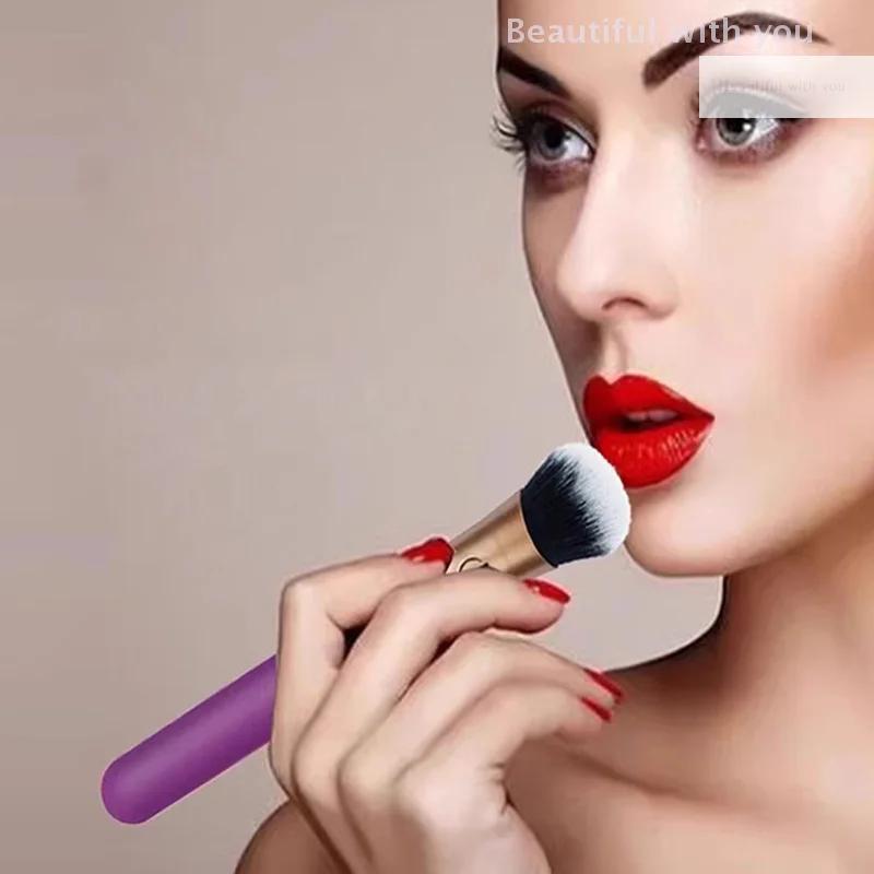 

NewElectric Cosmetic Brush Foundation Blush Loose Powder Brush Beauty Tools Washable Vibration Rechargeable Makeup Brush Tools