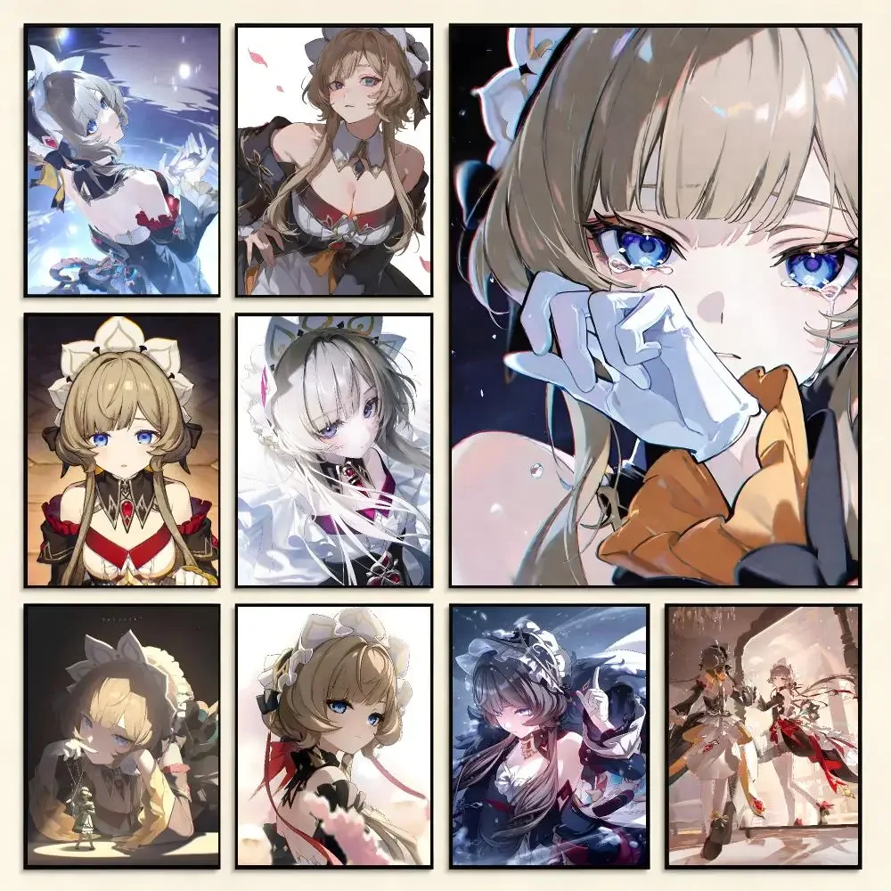 Game Character Genshin Impact Sandrone Poster  Waterproof  Fade-Resistant Wall Art Room Decor Gift