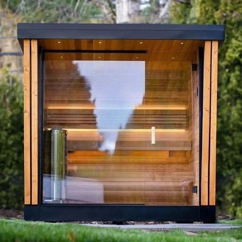 Sala de Sauna de vapor, cabina infrarroja, casa portátil, Spa móvil para el hogar, calefacción de relajación interior y exterior, equipo de terapia de desintoxicación