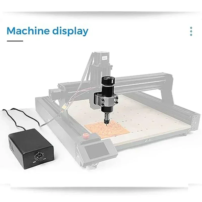 TWOTREES TTC450 CNC Router Milling Cutting Laser Engraver Spindle Motor Kit DIY for PCB PVC Metal Acrylic Laser Printer Working