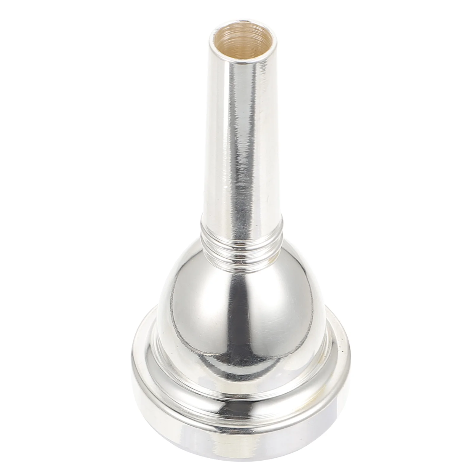 

Alto Trombone Mouthpiece Musical Instruments Portable Part Delicate Baritone Silver Plated Copper Replacement Accessory