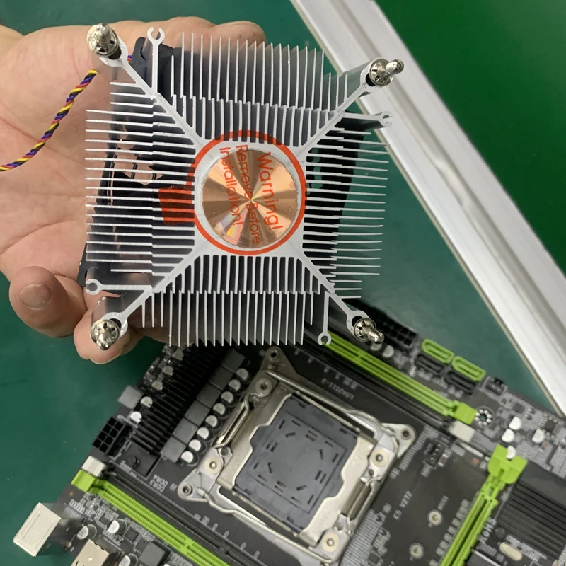 80MM CPU Air Cooler 4PIN PWM Cooling PC Radiator Fan for Intel 2011 X79 X99 CPU Fan Ventilador