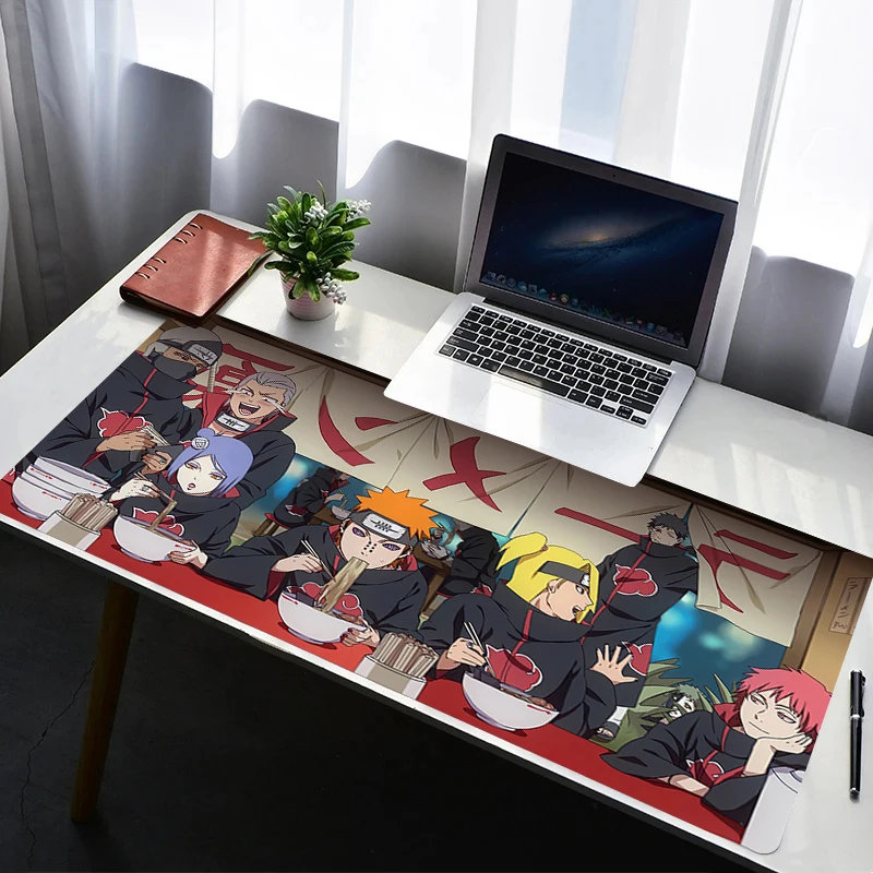 

Mouse Pad PC Non Slip Rubber Mousepad Laptop Gamer Cabinet HD Naruto Akatsuki Keyboard Pad Office Computer Gaming Desk Mouse Mat