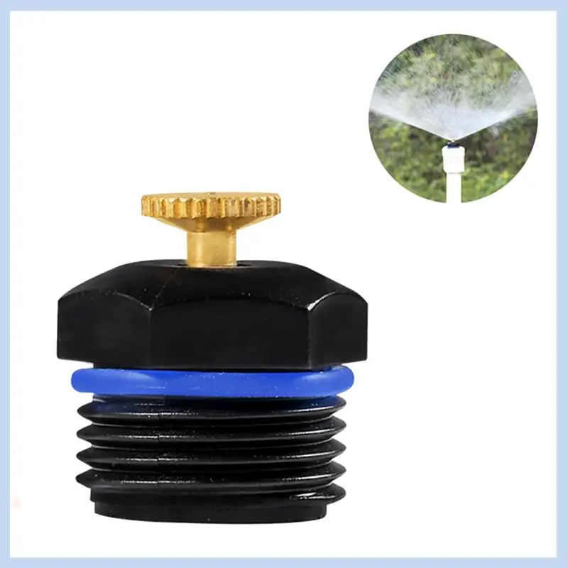 

AS63-20Pcs Atomizing Sprinkler Nozzle 1/2 Inch Garden Misting 360Degree Agricultural Lawn Watering Nozzle Irrigation Black