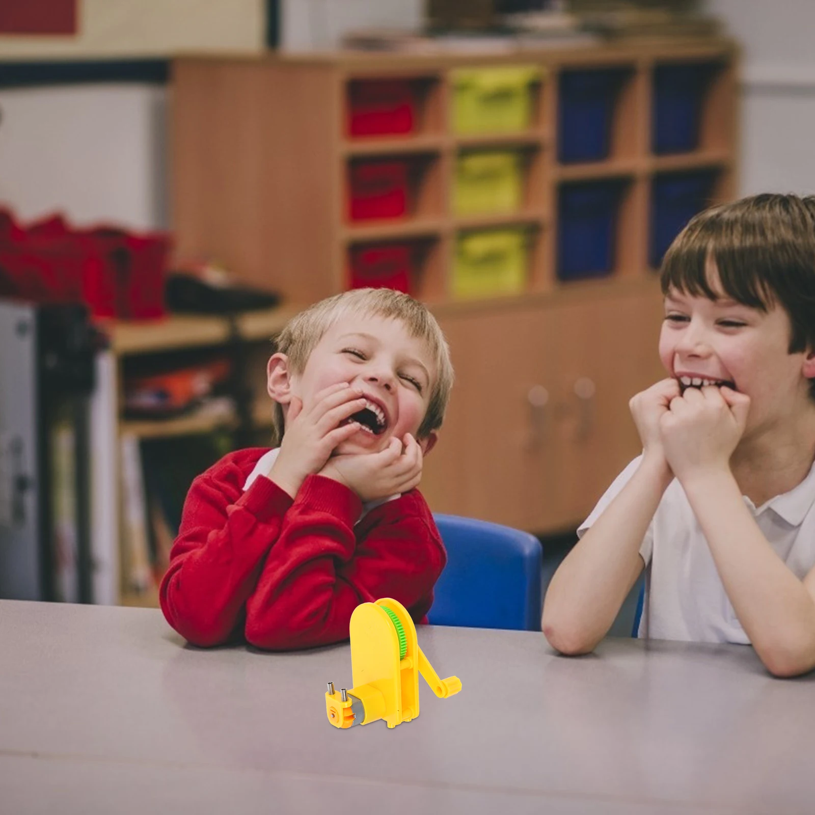 

Hand Crank Generator Transparent Case Manual Power Generator for Physics Science Experiments Stem Educational Science Kit