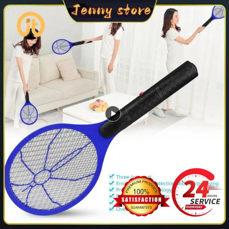 

Swatter Racket Fly Swatter Trap Battery Power Pest Control Handheld Bug Insect Fly Home Accessories Tools Mosquitos Killer