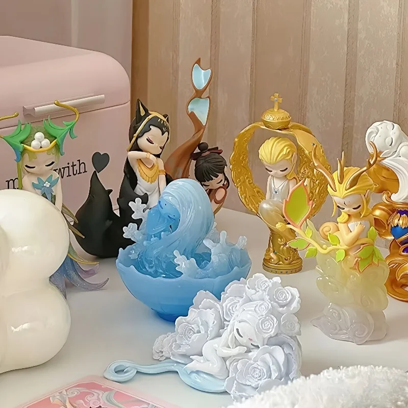 

Original Sleep The Treasure Gallery Series Blind Box Toys Kawaii Anime Action Caixa Caja Decor Surprise Mystery Box Dolls Gift