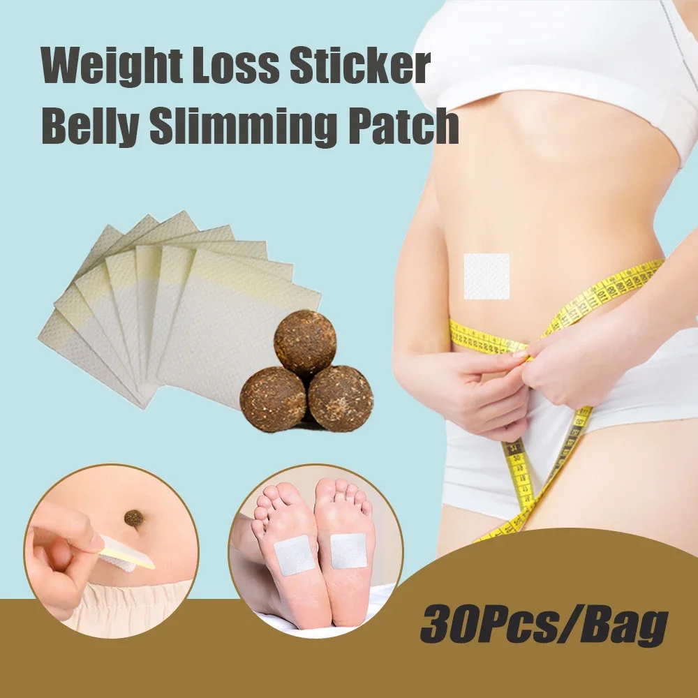 New Slim Patch 30Pcs/Bag Weight Loss Navel Sticker Belly Cellulite Fat Burning Waist Weight Lose Plaster Slimming Patch For Vip